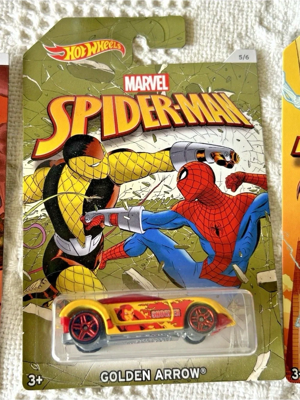 Hot Wheels Marvel Spider‑Man 2016 Complete Set of 6 – Diecast Cars – New
